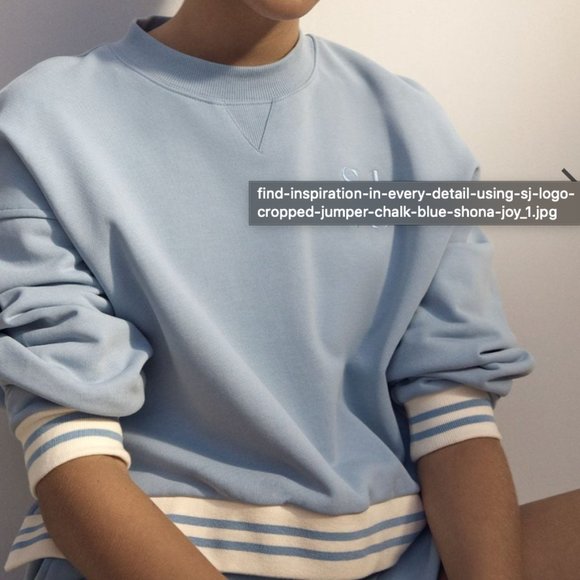 Shona Joy logo cropped jumper - Picture 2 of 5